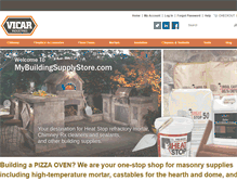 Tablet Screenshot of mybuildingsupplystore.com